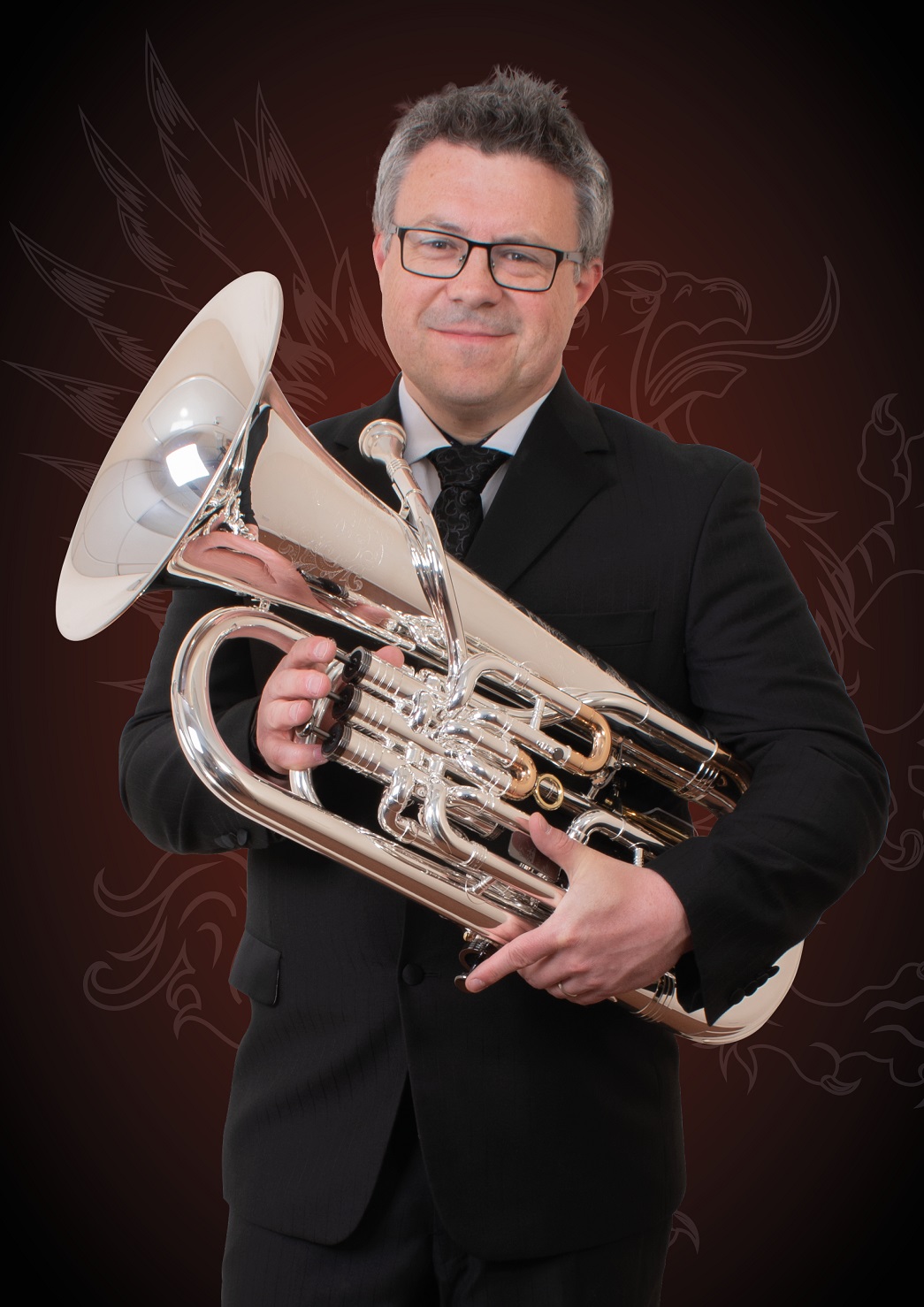 David Thornton with euphonium