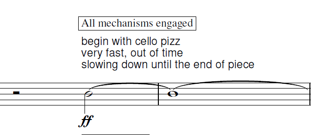 Some musical notation for the Engine