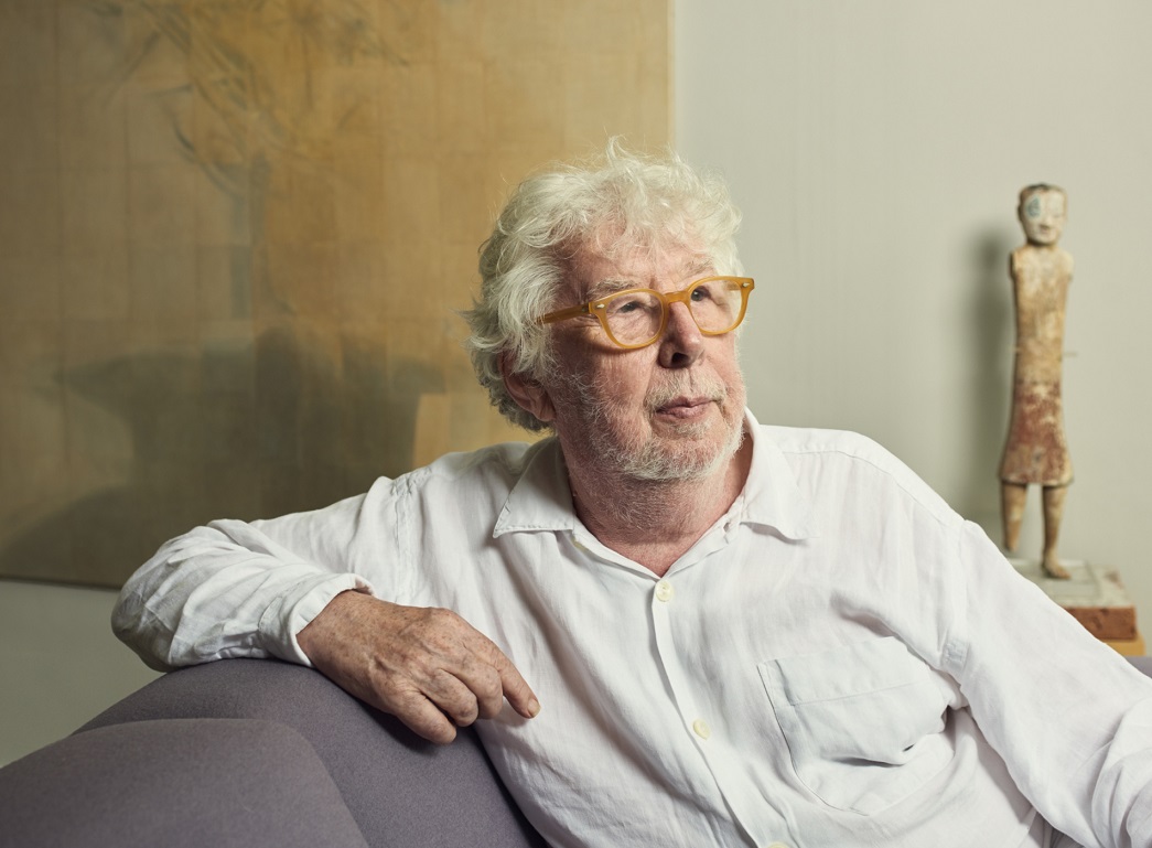 Sir Harrison Birtwistle sitting in 2018