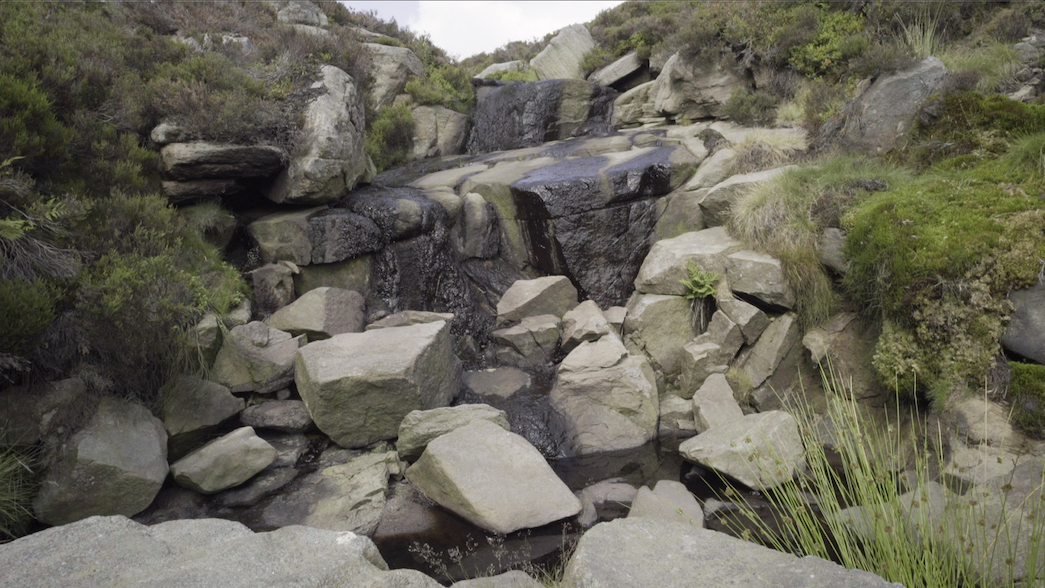 Rocks and water