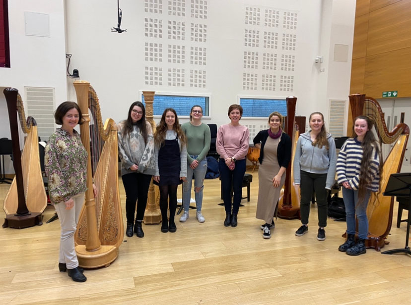 RNCM harpists 