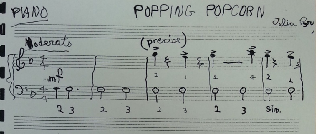 A piece of music by Julia Perry