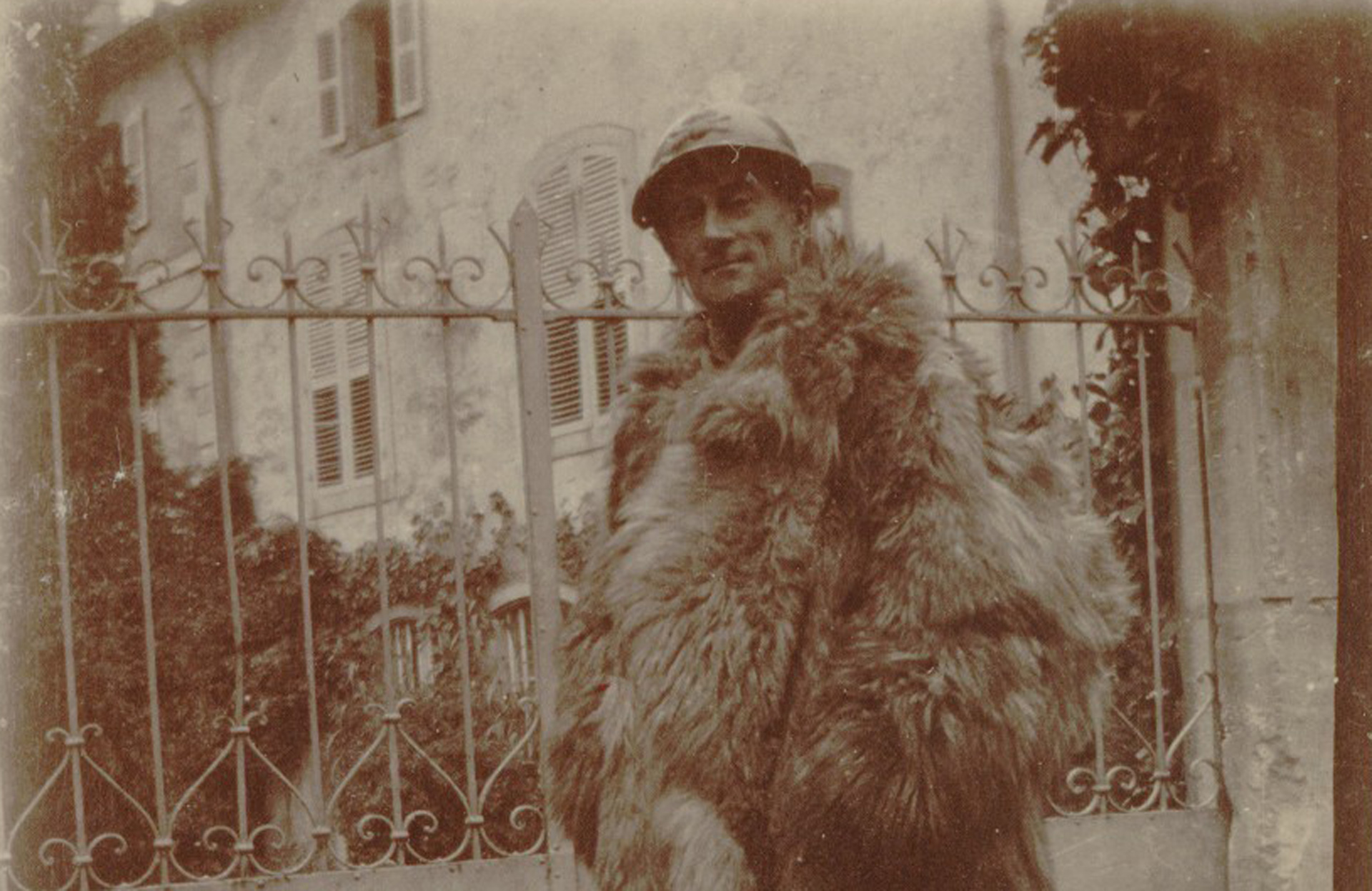 Maurice Ravel as a soldier.