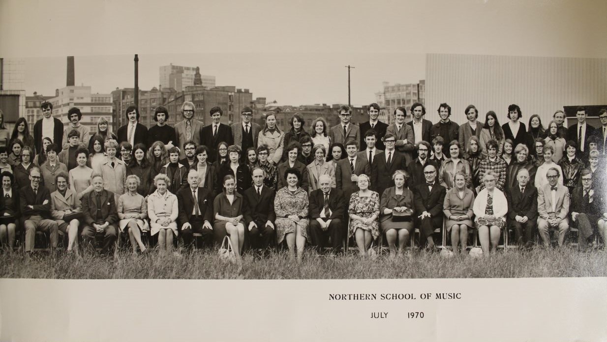 Northern School of Music students - July 1970