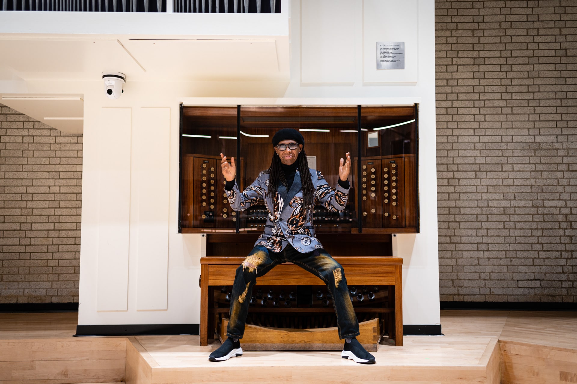 Nile Rodgers in the RNCM Concert Hall