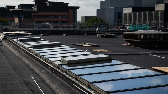 Solar panels on the RNCM roof
