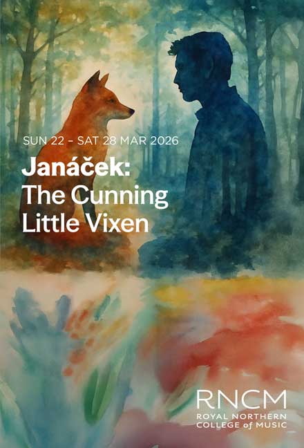 Janáček: The Cunning Little Vixen - RNCM opera programme cover