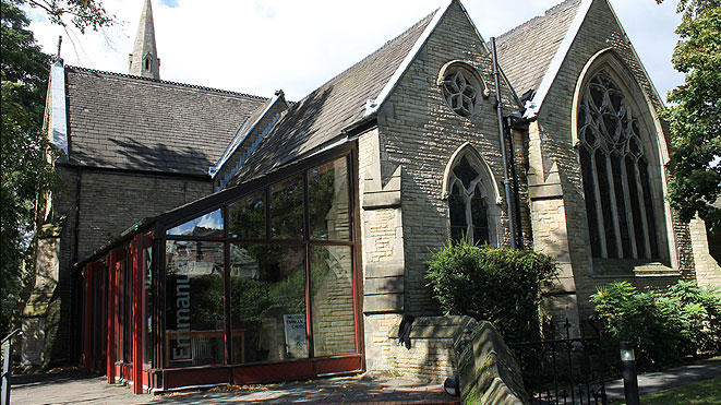 An exterior shot of Emmanuel Church, Didsbury.