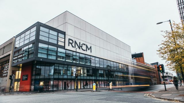 The outside of the RNCM building. 